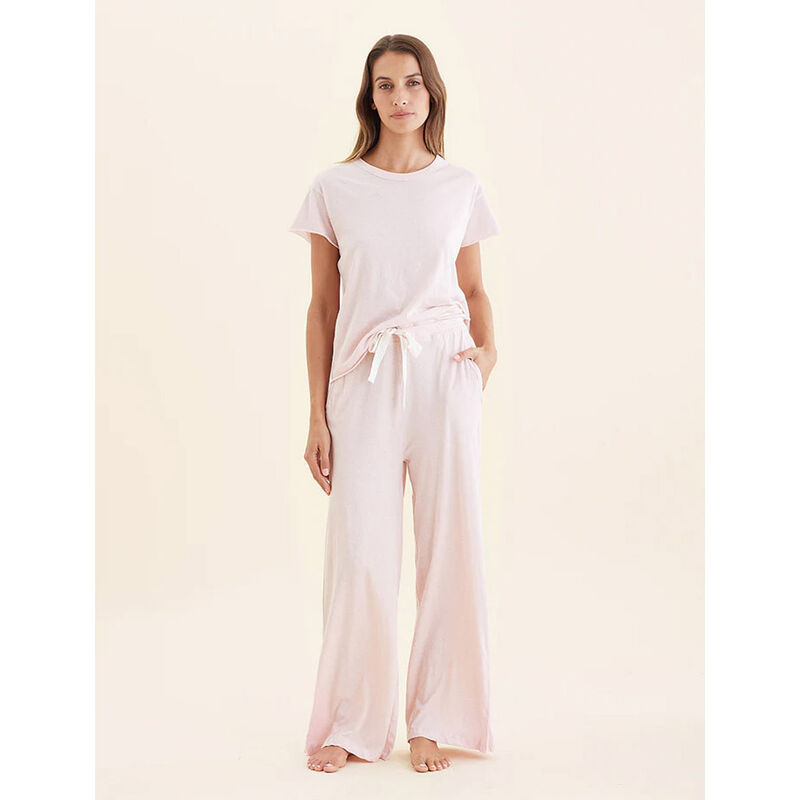 Papinelle Jada Organic Cotton Knit Wide Leg Pant image number 3